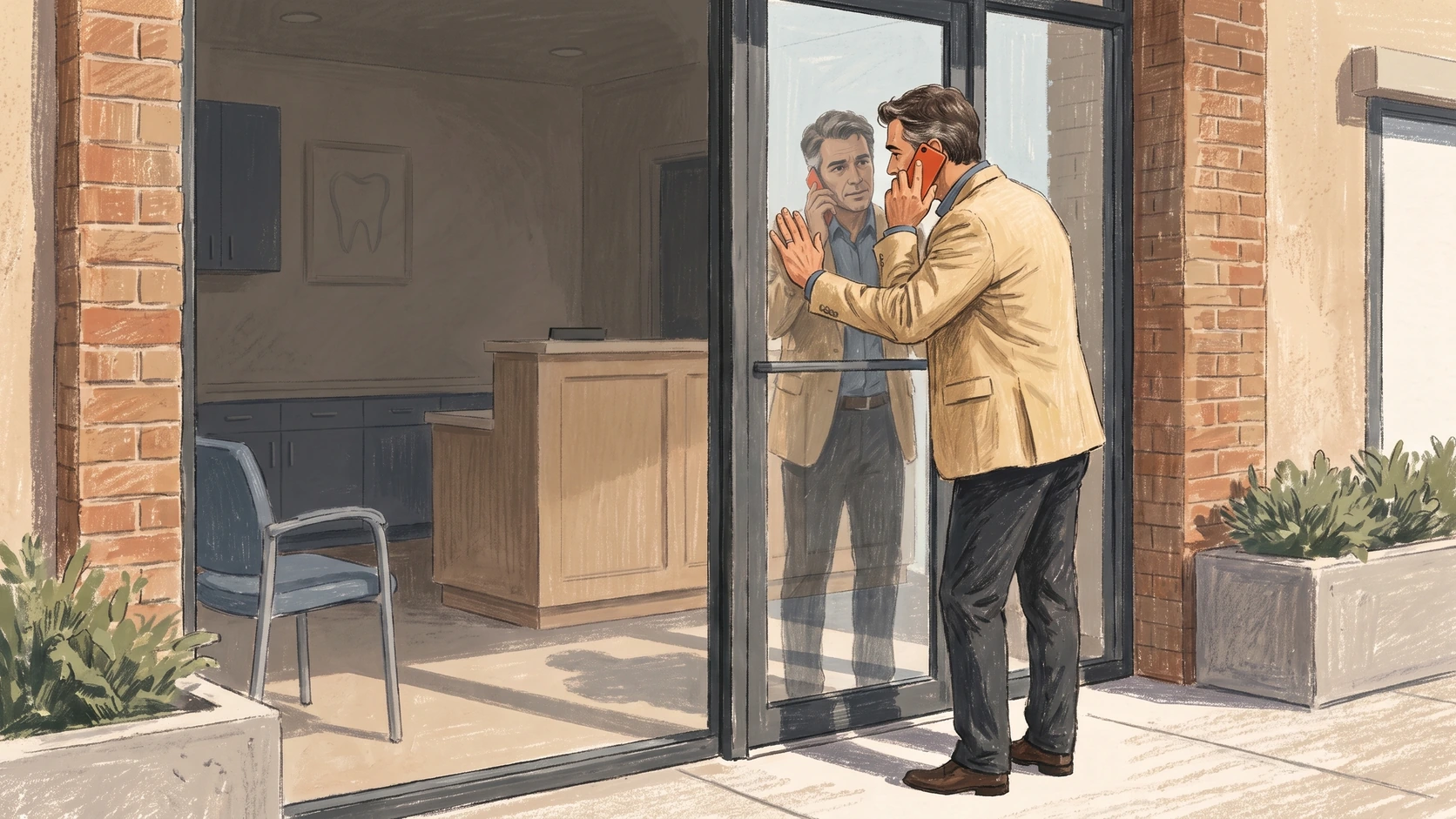 Covering Calls on a Closed Dental Weekday